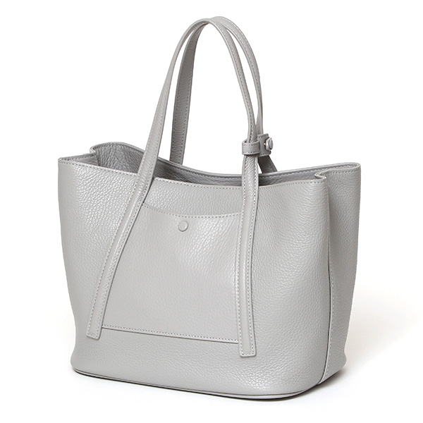 ミニトートバッグ メンズ ブランド トート 小さめ レディース レザー おしゃれ コンパクト 無地 グレー グレイ 灰色 男性 女性 ビジネス お弁当箱 ペットボトル 収納 本革 トートバッグ ミニ 鞄 ガレリアント(GALLERIANT)