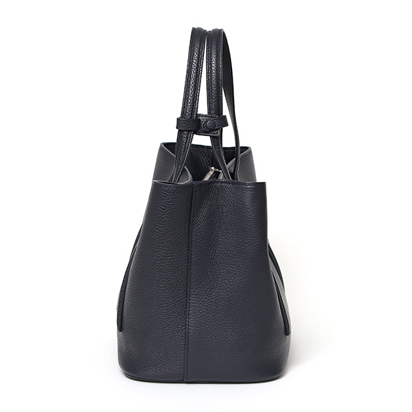  ミニトートバッグ メンズ ブランド トート 小さめ レディース レザー おしゃれ コンパクト 無地 ブルー ネイビー 青色 男性 女性 ビジネス お弁当箱 ペットボトル 収納 本革 トートバッグ ミニ 鞄 ガレリアント(GALLERIANT)