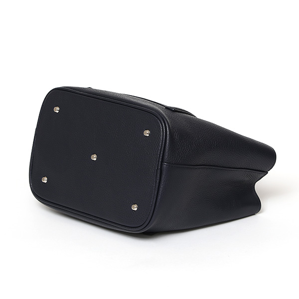  ミニトートバッグ メンズ ブランド トート 小さめ レディース レザー おしゃれ コンパクト 無地 ブルー ネイビー 青色 男性 女性 ビジネス お弁当箱 ペットボトル 収納 本革 トートバッグ ミニ 鞄 ガレリアント(GALLERIANT)