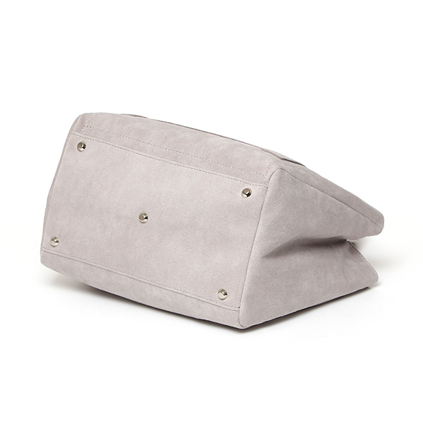  ミニトート メンズ レディース 小さめ 洗える バッグ 軽い スエード シンプル かばん おしゃれ ライトグレー グレー グレイ 灰色 お弁当 バッグ トートバッグ ブランド 自立 ペットボトル 収納 通勤 通学 鞄 ガレリアント(GALLERIANT)