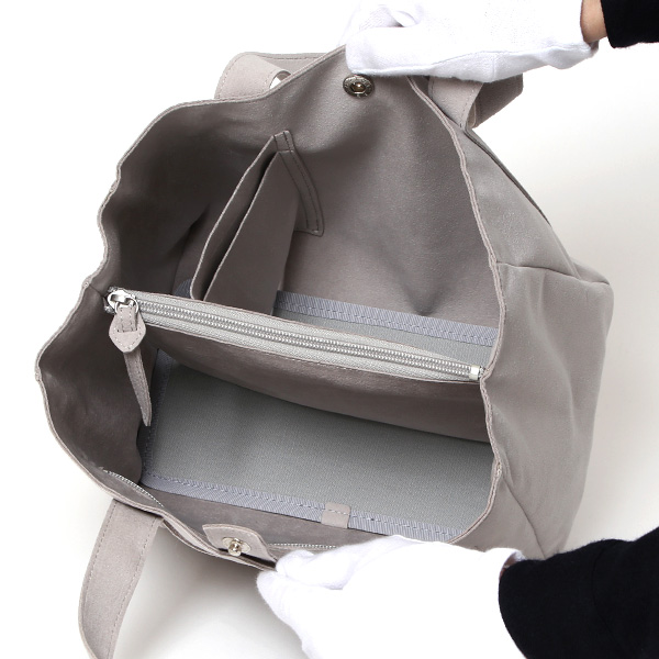  ミニトート メンズ レディース 小さめ 洗える バッグ 軽い スエード シンプル かばん おしゃれ ライトグレー グレー グレイ 灰色 お弁当 バッグ トートバッグ ブランド 自立 ペットボトル 収納 通勤 通学 鞄 ガレリアント(GALLERIANT)