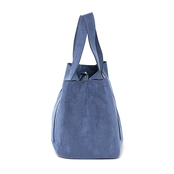  ミニトート メンズ レディース 小さめ 洗える バッグ 軽い スエード シンプル かばん おしゃれ ブルー ネイビー 青色 お弁当 バッグ トートバッグ ブランド 自立 ペットボトル 収納 通勤 通学 鞄 ガレリアント(GALLERIANT)