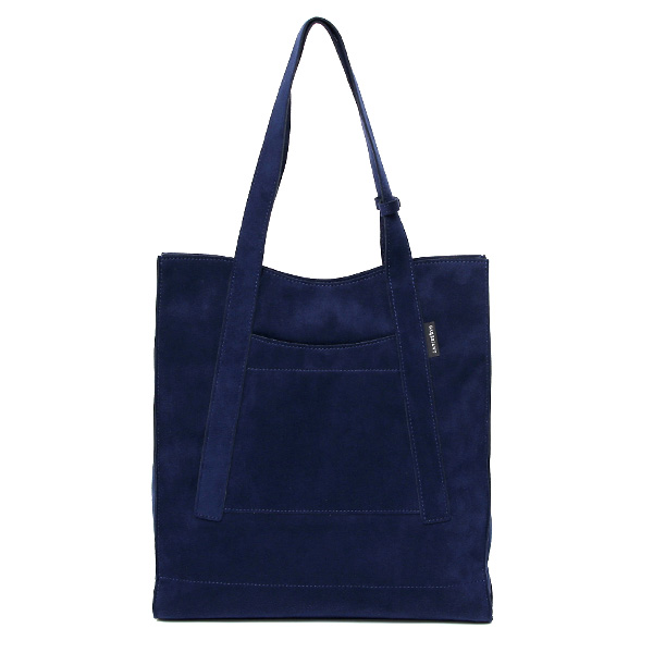 ガレリアント(GALLERIANT) スエード ウォッシャブル A4 ミニトート バッグ ネイビー