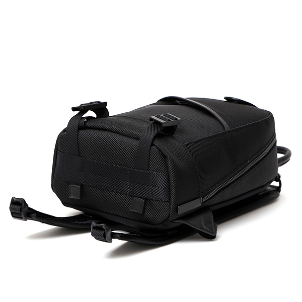  リュック ミリタリー ナイロン メンズ コンパクト 小さめ バックパック ブランド デイパック 撥水 軽量 ブラック 黒 黒色 カジュアル リュックサック 大人 30代 40代 ギガホールド GGA-2370 ガレリアント(GALLERIANT)