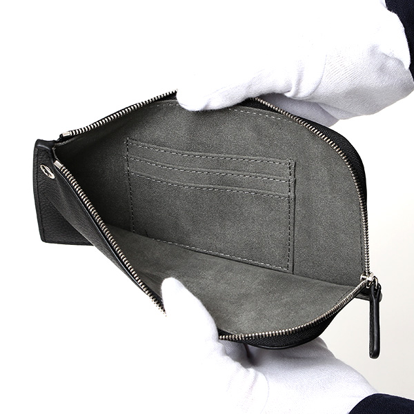 ショルダーバッグ メンズ ウォレットショルダー クラッチ レザー ブランド 冠婚葬祭 鞄 おしゃれ ブラック 黒 黒色 サコッシュ レディース 本革 ネックウォレット プレゼント ギフト ストラップ ガレリアント(GALLERIANT)