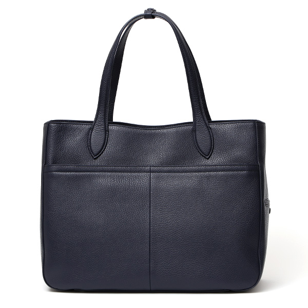 ビジネストート メンズ トートバッグ ブランド 本革 レザー ファスナー付き 上品 大容量 通勤 通学 鞄 ブルー ネイビー 青色 レディース カジュアル オフィス PC収納 バッグ おしゃれ シンプル 男女兼用 ガレリアント(GALLERIANT)