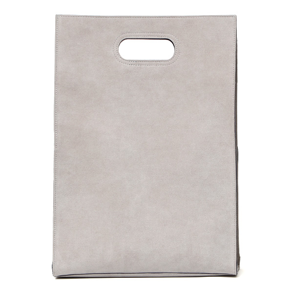 ガレリアント(GALLERIANT) ダブルフェイススエードショッパー ライトグレー