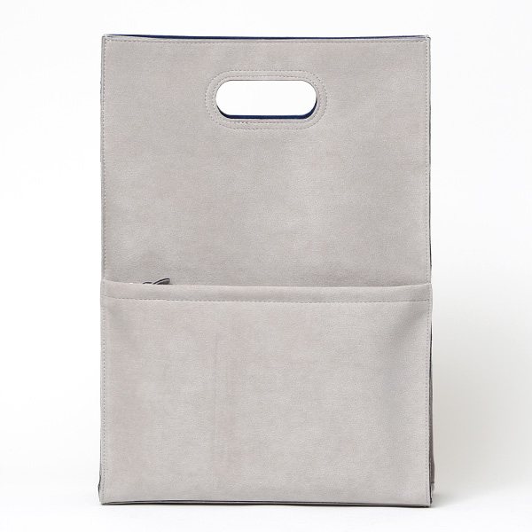  クラッチバッグ トート ショッパー メンズ レディース 洗濯可能 バッグ ウォッシャブル スエード ライトグレー グレー グレイ 灰色 コンパクト おしゃれ ギフト 東レ 新素材 日本製 ブランド GGF-2403 ガレリアント(GALLERIANT)