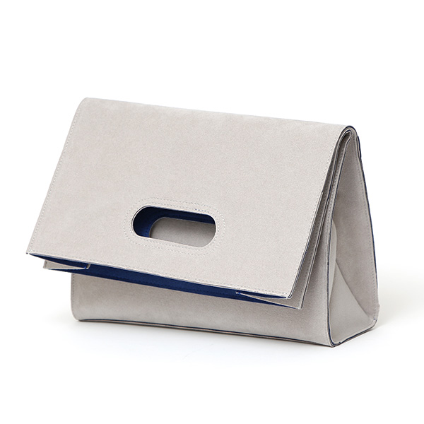  クラッチバッグ トート ショッパー メンズ レディース 洗濯可能 バッグ ウォッシャブル スエード ライトグレー グレー グレイ 灰色 コンパクト おしゃれ ギフト 東レ 新素材 日本製 ブランド GGF-2403 ガレリアント(GALLERIANT)