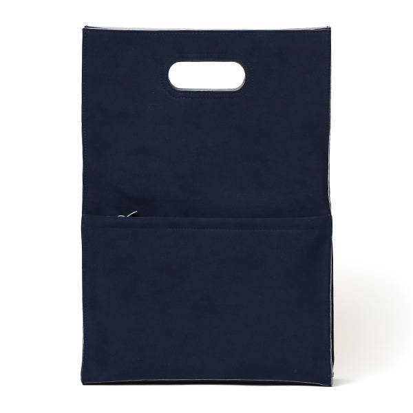  クラッチバッグ トート ショッパー メンズ レディース 洗濯可能 バッグ ウォッシャブル スエード ブルー ネイビー 青色 コンパクト おしゃれ ギフト 東レ 新素材 日本製 ブランド GGF-2403 ガレリアント(GALLERIANT)