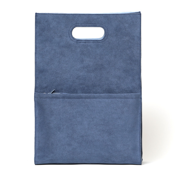 クラッチバッグ トート ショッパー メンズ レディース 洗濯可能 バッグ ウォッシャブル スエード ブルー ネイビー 青色 コンパクト おしゃれ ギフト 東レ 新素材 日本製 ブランド GGF-2403 ガレリアント(GALLERIANT)