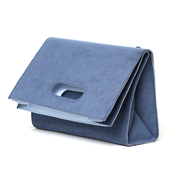 クラッチバッグ トート ショッパー メンズ レディース 洗濯可能 バッグ ウォッシャブル スエード ブルー ネイビー 青色 コンパクト おしゃれ ギフト 東レ 新素材 日本製 ブランド GGF-2403 ガレリアント(GALLERIANT)