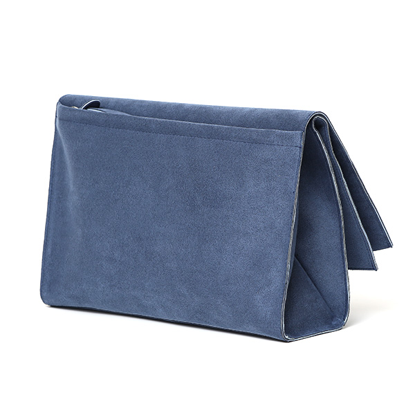 クラッチバッグ トート ショッパー メンズ レディース 洗濯可能 バッグ ウォッシャブル スエード ブルー ネイビー 青色 コンパクト おしゃれ ギフト 東レ 新素材 日本製 ブランド GGF-2403 ガレリアント(GALLERIANT)