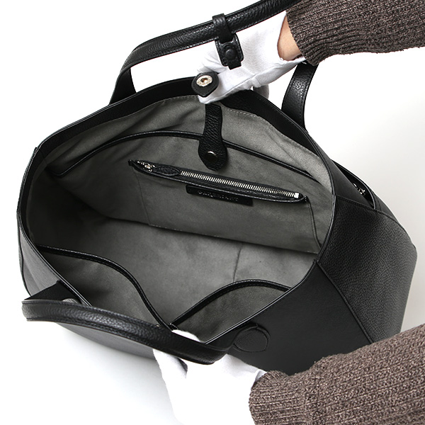  トートバッグ メンズ 本革 ビジカジ 軽い トート サフィアーノ レザー A4収納 パソコン タブレット ブラック 黒 黒色 シンプル 大容量 カジュアル バッグ おしゃれ 男女兼用 GLS-3833 ガレリアント(GALLERIANT)