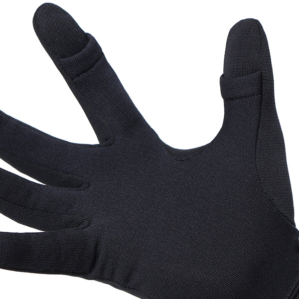  手袋 メンズ 日本製 ブランド 防寒 暖かい スマホ対応 通気性 手洗い可能 ブラック 黒 黒色 handson grip ハンズオングリップ Hobo GRID POLARTEC ポーラテック おしゃれ 蒸れない 指出し タッチパネル 操作可能 通勤 スーツ 伸縮性 男性