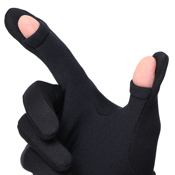  手袋 メンズ 日本製 ブランド 防寒 暖かい スマホ対応 通気性 手洗い可能 ブラック 黒 黒色 handson grip ハンズオングリップ Hobo GRID POLARTEC ポーラテック おしゃれ 蒸れない 指出し タッチパネル 操作可能 通勤 スーツ 伸縮性 男性