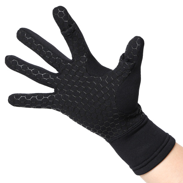  手袋 メンズ 日本製 ブランド 防寒 暖かい スマホ対応 通気性 手洗い可能 ブラック 黒 黒色 handson grip ハンズオングリップ Liberty POLARTEC ポーラテック おしゃれ 蒸れない 指出し タッチパネル 操作可能 滑り止め アウトドア 伸縮性 男性