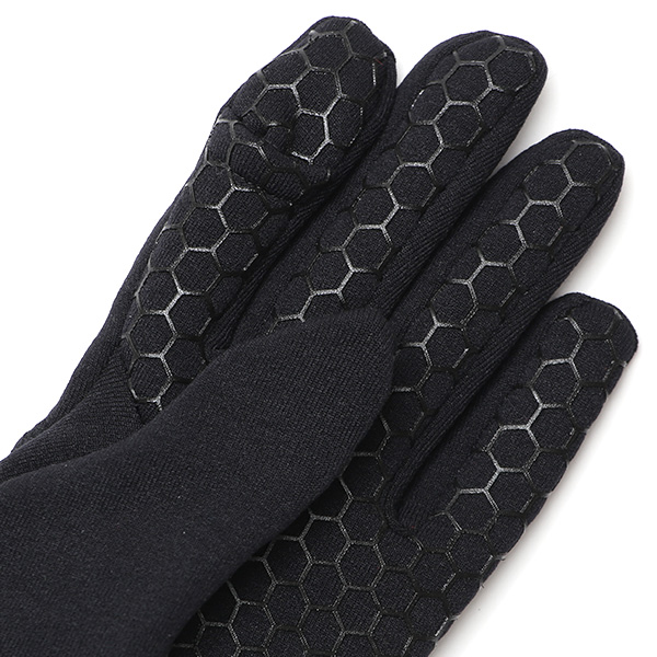  手袋 メンズ 日本製 ブランド 防寒 暖かい スマホ対応 通気性 手洗い可能 ブラック 黒 黒色 handson grip ハンズオングリップ Liberty POLARTEC ポーラテック おしゃれ 蒸れない 指出し タッチパネル 操作可能 滑り止め アウトドア 伸縮性 男性