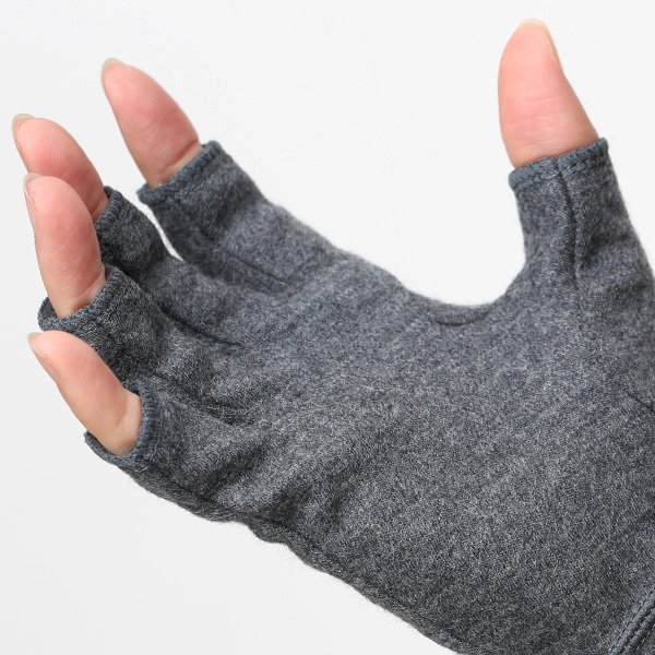  手袋 レディース 防寒 日本製 ブランド メリノウール グレー グレイ 灰色 女性 自転車 ビジネス スーツ 自転車通勤 タッチパネル スマホ操作可能 プレゼント クリスマス ギフト handson grip(ハンズオングリップ) Hobo 1J