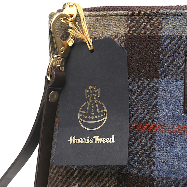 ハリスツイード(Harris Tweed) バッグ クラッチバッグ 鞄 カバン ブラウン 茶 茶色