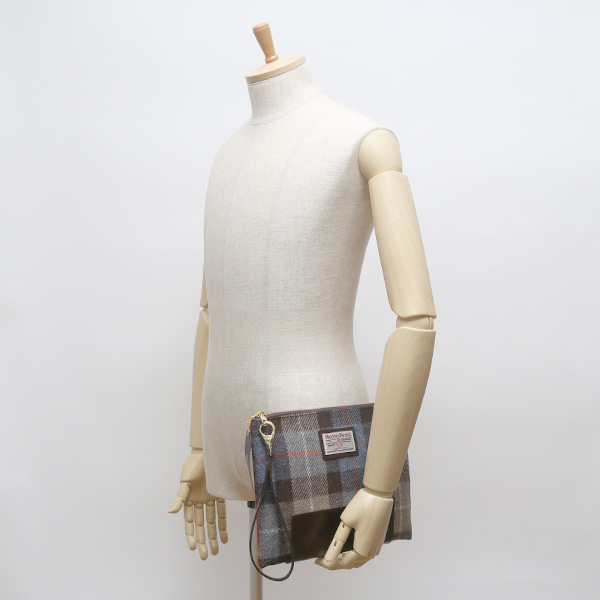 ハリスツイード(Harris Tweed) バッグ クラッチバッグ 鞄 カバン ブラウン 茶 茶色