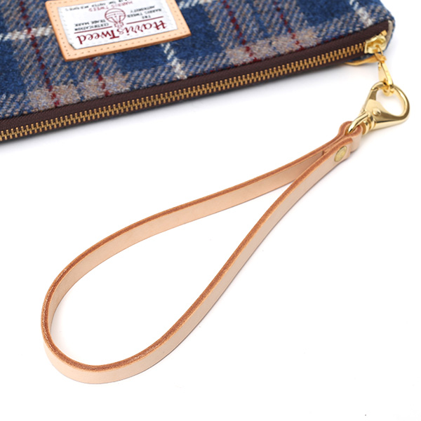 ハリスツイード(Harris Tweed) バッグ クラッチバッグ 鞄 カバン ブルー ネイビー 青色