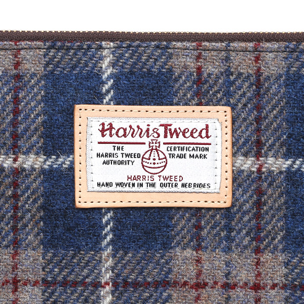 ハリスツイード(Harris Tweed) バッグ クラッチバッグ 鞄 カバン ブルー ネイビー 青色