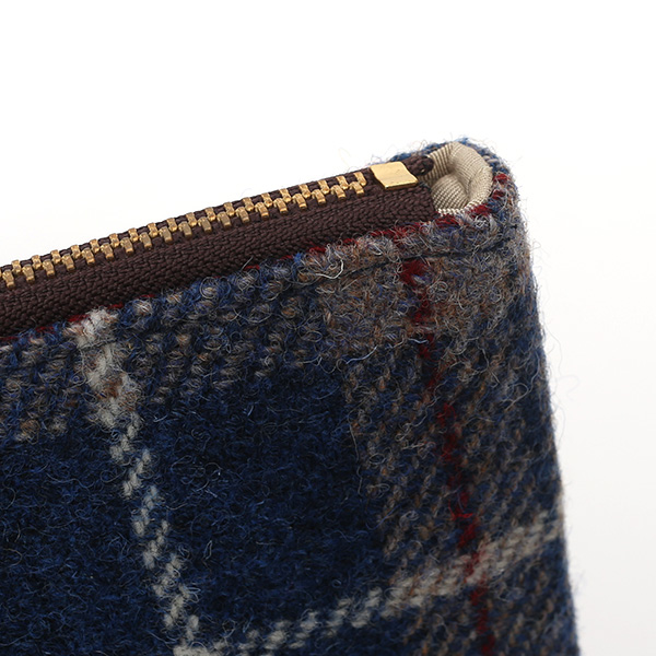 ハリスツイード(Harris Tweed) バッグ クラッチバッグ 鞄 カバン ブルー ネイビー 青色