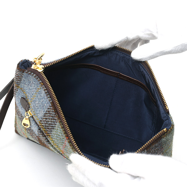  ハリスツイード(Harris Tweed) バッグ クラッチバッグ 鞄 カバン グリーン 緑色 