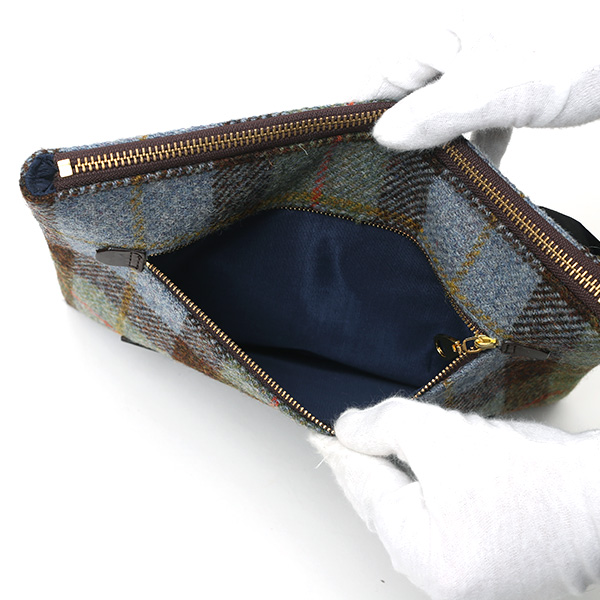  ハリスツイード(Harris Tweed) バッグ クラッチバッグ 鞄 カバン グリーン 緑色 
