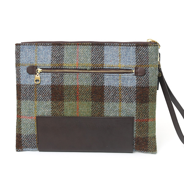  ハリスツイード(Harris Tweed) バッグ クラッチバッグ 鞄 カバン グリーン 緑色 