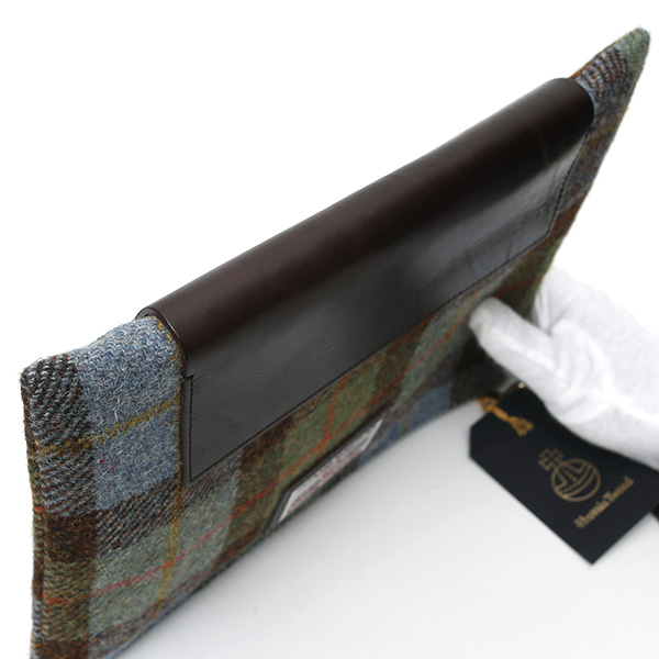  ハリスツイード(Harris Tweed) バッグ クラッチバッグ 鞄 カバン グリーン 緑色 