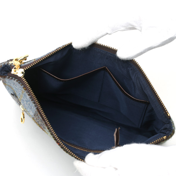  ハリスツイード(Harris Tweed) バッグ クラッチバッグ 鞄 カバン グリーン 緑色 