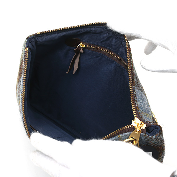  ハリスツイード(Harris Tweed) バッグ クラッチバッグ 鞄 カバン グリーン 緑色 