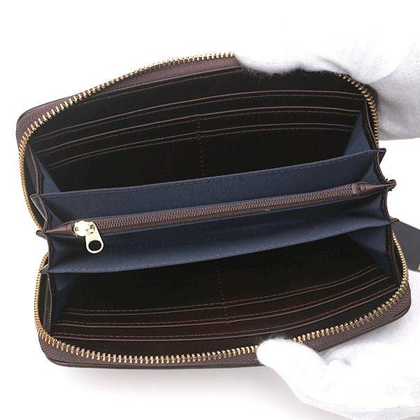  ハリスツイード(Harris Tweed) 財布 長財布 ラウンドファスナー ラウンドジップ グリーン 緑色 