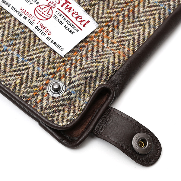  ハリスツイード(Harris Tweed) 手袋 メンズ 本革 レザー ブラウン 茶 茶色 スマホ対応 シープスキン(羊革) グローブ KURODA(クロダ)