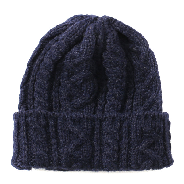 HIGHLAND2000 アルパカ80％ ボブキャップ ネイビー