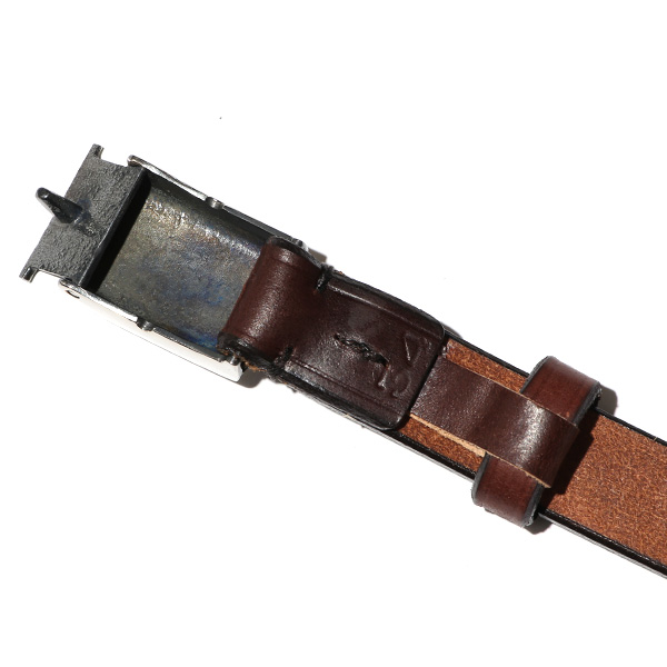  バックルベルト 本革 UKサドルレザー 25mm ブライドルレザー イギリス ベイカー社 真鍮バックル 銀 ブラウン 茶 茶色 レザーベルト 細め 本革ベルト 化粧箱 ギフト プレゼント 男性 日本製 ブランド Cr-1005N 池之端銀革店