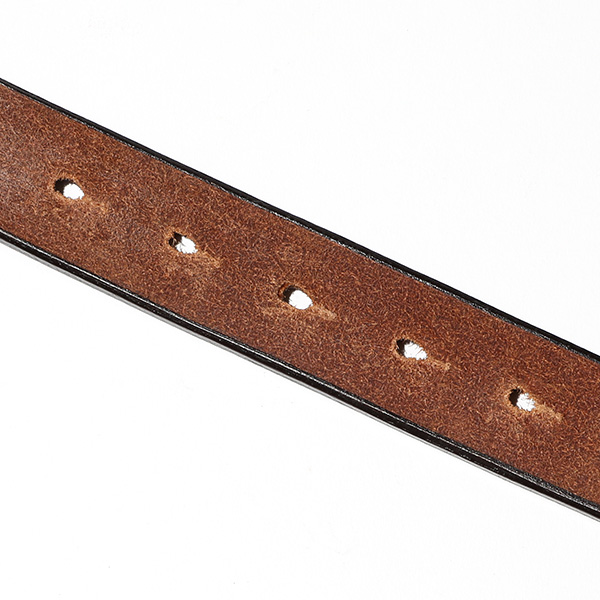 ベルト 本革 真鍮 バックル 馬蹄 32mm 日本製 ベイカー社製 UKサドルレザー ベルト 太め シルバー ブラウン 茶 茶色 化粧箱 プレゼント ギフト 彼氏 夫 男性 ワイルド カジュアル おしゃれ ブランド Cr-1006 池之端銀革店