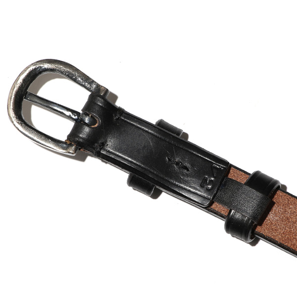  レザーベルト ブランド 日本 バックルベルト 25mm 革 カジュアル ビジカジ 英国 サドルレザー 真鍮 職人 ブラック 黒 黒色 ベルト 馬蹄バックル おしゃれ 男性 誕生日 プレゼント クリスマス 化粧箱 Cr-1006N 池之端銀革店