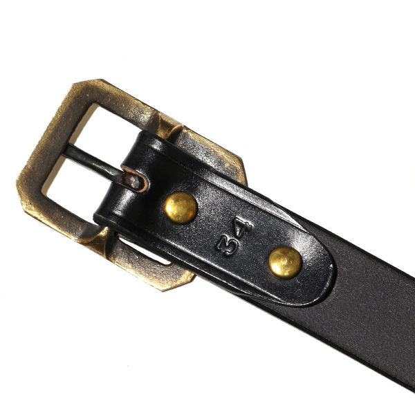 ブライドルレザー ベルト ブランド 革 メンズ バックルベルト 真鍮 スクエア ゴールド 本革 おしゃれ ブラック 黒 黒色 日本製 32mm ベルト カジュアル 人気 おすすめ プレゼント イギリス レザー Cr-218 池之端銀革店