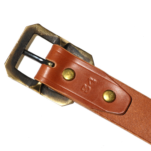  ブライドルレザー ベルト ブランド 革 メンズ バックルベルト 真鍮 スクエア ゴールド 本革 おしゃれ ブラウン 茶 茶色 日本製 32mm ベルト カジュアル 人気 おすすめ プレゼント イギリス レザー Cr-218 池之端銀革店