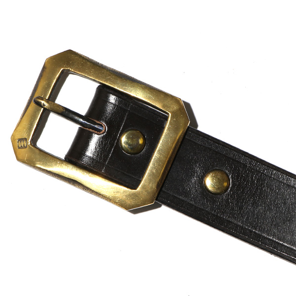ブライドルレザー ベルト ブランド 革 メンズ バックルベルト 真鍮 スクエア ゴールド 本革 おしゃれ ダークブラウン ブラウン 茶 茶色 日本製 32mm ベルト カジュアル 人気 おすすめ プレゼント イギリス レザー Cr-218 池之端銀革店