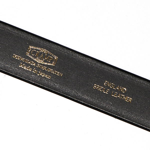 ブライドルレザー ベルト メンズ カジュアル 革 日本製 32mm 職人 手作り イギリス おしゃれ かっこいい ブラック 黒 黒色 バックル 真鍮 ビジネス ベルト ビジカジ プレゼント 上品 高級感 ギフト ブランド Cr-217 池之端銀革店