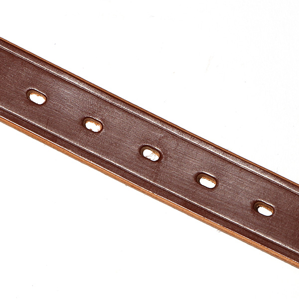 ブライドルレザー ベルト メンズ カジュアル 革 日本製 32mm 職人 手作り イギリス おしゃれ かっこいい ブラウン 茶 茶色 バックル 真鍮 ビジネス ベルト ビジカジ プレゼント 上品 高級感 ギフト ブランド Cr-217 池之端銀革店