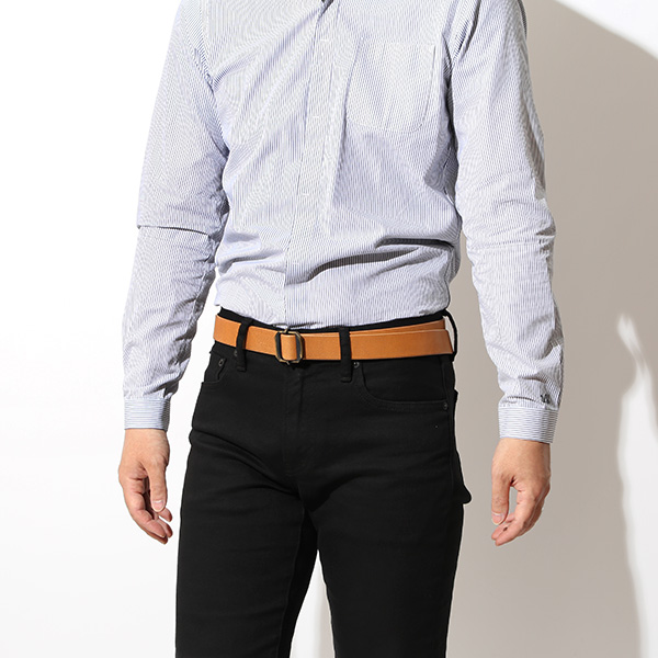  ベルト メンズ 本革 ブランド カジュアル 穴なし 無段階 おしゃれ ロングサイズ レザーベルト 日本製 キャメル ブラウン 茶 茶色 真鍮 バックル ベルト 牛革 30mm プレゼント ギフト 誕生日 男性 彼氏 夫 旦那 IK-220B 池之端銀革店
