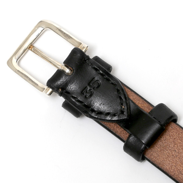 銀製バックル(シルバー925) 日本製 ベルト メンズ ブランド 本革 ブラック 黒 黒色 高級 高品質 イギリス製 ブライドルレザー レザーベルト シンプル 普通 男性 女性 レディース サイズ調整 大きい 小さい 長い 短い プレゼント ギフト 池之端銀革店