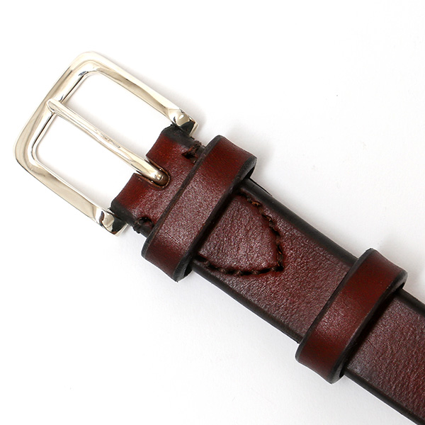  銀製バックル(シルバー925) 日本製 ベルト メンズ ブランド 本革 ブラウン 茶 茶色 高級 高品質 イギリス製 ブライドルレザー レザーベルト シンプル 普通 男性 女性 レディース サイズ調整 大きい 小さい 長い 短い プレゼント ギフト 池之端銀革店