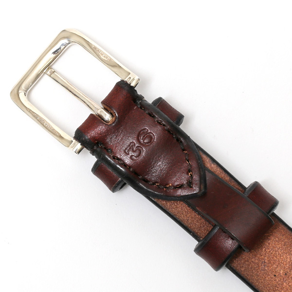  銀製バックル(シルバー925) 日本製 ベルト メンズ ブランド 本革 ブラウン 茶 茶色 高級 高品質 イギリス製 ブライドルレザー レザーベルト シンプル 普通 男性 女性 レディース サイズ調整 大きい 小さい 長い 短い プレゼント ギフト 池之端銀革店