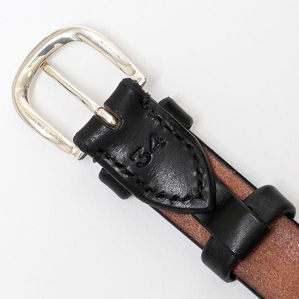  銀製バックル(シルバー925) 日本製 ベルト メンズ ブランド 本革 シンプル ブラック 黒 黒色 馬蹄 高級 高品質 ベイカー社 イギリス製 ブライドルレザー レザーベルト 男性 女性 レディース サイズ調整 大きい 小さい 長い 短い プレゼント 池之端銀革店